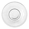 Doyalex Glass Tea Cup &amp; Saucer Set - 190ml, 12-Pieces, Transparent (CS-058B)