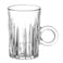 Doyalex Glass Istikan Tea Cup &amp; Saucer Set - 120ml, 12 Pieces, Transparent