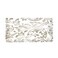 Edessa Elana Ceramic Rectangle Serving Plate (White, 12.5 x 24cm, Set of 1)