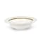Edessa Ceramic Elana 17Cm Round Serving Bowl, White (Set of 1)