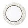 Edessa Ceramic Elana 27Cm Round Dinner Plate, White (Set of 1)