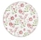 Shallow Porcelain Arlo Dinner Set, 12 Pieces, Pink (4 Dinner Plates, 4 Side Plates, 4 Small Bowl)