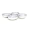 Edessa Astin Ceramic Round Soup Bowl - 15cm, Multicolor Designer Bowl (Set of 4)