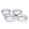 Edessa Cosmo 15cm Ceramic Round Soup Bowl, Multicolor (Set of 4)