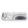 Edessa Cosmo Ceramic Rectangle Serving Plate (Multicolor, 12.5 x 24cm, Set of 6)