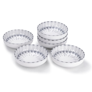 Edessa Cosmo 15cm Ceramic Round Soup Bowl, Multicolor (Set of 6)