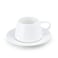 Shallow Elegant Porcelain 6 Cup &amp; 6 Saucer Set, 180ml