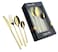 Cuisine Art Ezra 16 Piece Stainless Steel Cutlery Set, Shiny Gold