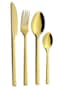 Cuisine Art Ezra 16 Piece Stainless Steel Cutlery Set, Shiny Gold