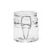 Cuisine Art Soda Lime Glass Jar with Clip, 110ml, Transparent