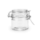 Cuisine Art Soda Lime Glass Jar with Clip, 110ml, Transparent