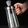 Cuisine Art Soda Lime Glass Vicky 2 in 1 Oil Dispenser with Brush, 550ml, Transparent
