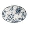 Claytan Rhapsody 14.2-Inch Dark Blue Ceramic Oval Platter (Set of 1)