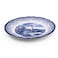 Claytan Lighthouse Blue 12-Inch Ceramic Chop Plate (Set of 1)