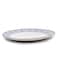 Claytan Plethora 12 inch Porcelain Chop Plate (Grey &amp; White, Set Of 1)