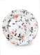 Claytan Earthenware Jasper Chop Plate Floral Pattern, 12.1 Inch, White   Premium Dinner &amp; Serving Plate for Main Course, Steak, BBQ, Pasta &amp; Continental Meals   Elegant Tableware for Home, Office