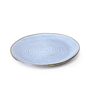 Cuisine Art Tia Stoneware Side Plate - 21cm, Blue (Set of 1)