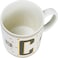 Cuisine Art Letter C Printed Porcelain Ceramic Tea Coffee Mug - 300ml - Stylish and Durable Mug for Hot Beverages