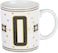 Cuisine Art Letter O Printed Porcelain Ceramic Tea Coffee Mug - 300ml - Stylish and Durable Mug for Hot Beverages
