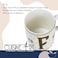 Cuisine Art Letter F Printed Porcelain Ceramic Tea Coffee Mug - 300ml - Stylish and Durable Mug for Hot Beverages