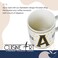 Cuisine Art Letter A Printed Porcelain Ceramic Tea Coffee Mug - 300ml - Stylish and Durable Mug for Hot Beverages