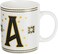 Cuisine Art Letter A Printed Porcelain Ceramic Tea Coffee Mug - 300ml - Stylish and Durable Mug for Hot Beverages