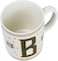 Cuisine Art Letter B Printed Porcelain Ceramic Tea Coffee Mug - 300ml - Stylish and Durable Mug for Hot Beverages