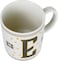 Cuisine Art Letter E Printed Porcelain Ceramic Tea Coffee Mug - 300ml - Stylish and Durable Mug for Hot Beverages