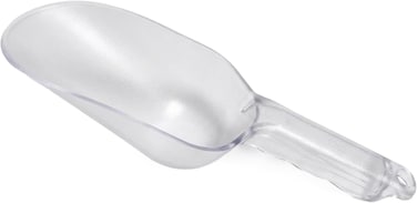 Cuisine Art Clear Polycarbonate Scoop 26.5cm   Food-Grade Plastic Ice Scoop for Kitchen Restaurant Pet Food Dry Goods Flour Rice Coffee Bean Candy Buffet Serving Shovel   BPA Free Dishwasher Safe