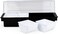 Cuisine Art 4 Compartment Condiment Dispenser Organizer with Clear Hinged Lid, Removable White PP Inserts, Black ABS Base, Bar Caddy Garnish Tray for Kitchen Countertop, Restaurant, Food Prep Station