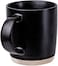 Cuisine Art Contra 350ml Stoneware Coffee Tea Mug, Woodsmoke Black 8.5x9.3cm - Stylish and Durable Large Mug for Hot Beverages - Ideal for Home, Office, and Gifting