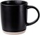 Cuisine Art Contra 350ml Stoneware Coffee Tea Mug, Woodsmoke Black 8.5x9.3cm - Stylish and Durable Large Mug for Hot Beverages - Ideal for Home, Office, and Gifting