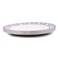 Claytan Callista 14.2 inch Hand-Glazed Ceramic Oval Platter (Purple &amp; White Set Of 4)