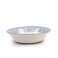 Claytan Plethora 9 inch Ceramic Salad Bowl (Grey &amp; White, Set of 4)