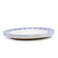 Claytan Plethora 14.2 inch Hand-Glazed Ceramic Oval Platter (Grey &amp; White, Set Of 4)