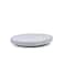 Claytan Plethora 9 inch Ceramic Soup Plate (Grey &amp; White, Set Of 4)
