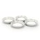 Edessa Ceramic ELANA 13cm Round Serving Bowl, White (Set of 4)