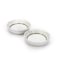 Edessa Elana 10.5cm Round Ceramic Snack Bowl, White (Set of 4)
