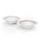 Edessa Ceramic Elana 17Cm Round Serving Bowl, White (Set of 4)