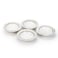 Edessa Ceramic Elana 17Cm Round Serving Bowl, White (Set of 4)