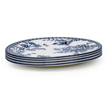Claytan Rhapsody 8-Inch Dark Blue Ceramic Salad Plate (Set of 4)