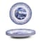 Claytan Lighthouse Blue 10.5-Inch Ceramic Dinner Plate (Set of 4)