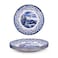 Claytan Lighthouse Blue 8-Inch Ceramic Salad Plate (Set of 4)