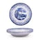Claytan Lighthouse Blue 9-Inch Ceramic Soup Plate (Set of 4)
