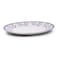 Claytan Callista 12 inch Ceramic Chop Plate (Purple &amp; White, Set Of 4)