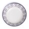 Claytan Callista Purple 9.2-Inch Porcelain Salad Bowl (Purple &amp; White, Set Of 6)