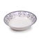 Claytan Callista Purple 9.2-Inch Porcelain Salad Bowl (Purple &amp; White, Set Of 6)