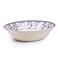 Claytan Callista Purple 9.2-Inch Porcelain Salad Bowl (Purple &amp; White, Set Of 6)