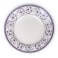 Claytan Callista 9.1 inch Ceramic Soup Plate (Purple &amp; White, Set Of 6)