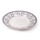 Claytan Callista 9.1 inch Ceramic Soup Plate (Purple &amp; White, Set Of 6)